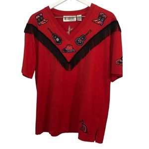 Carolina Colours Vintage Fringed T-shirt